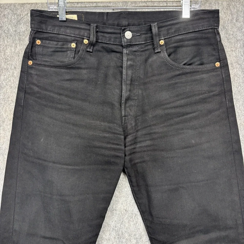Levi's Premium 501 '93 Jeans Men's 32 x 32 Black Button Fly Straight Americana